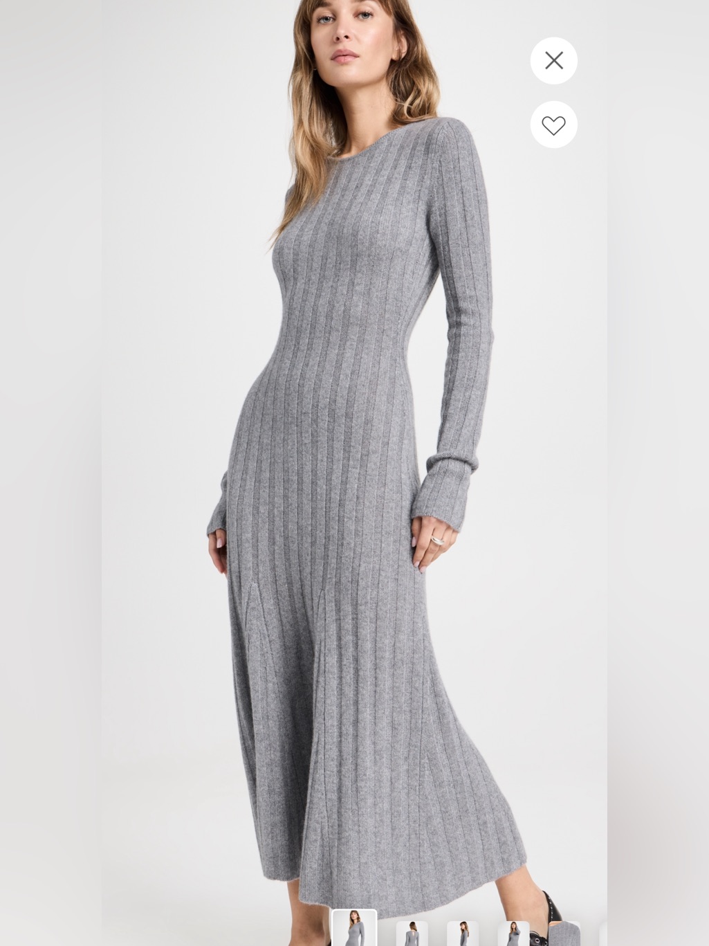 Reformation Evan Cashmere Dress
